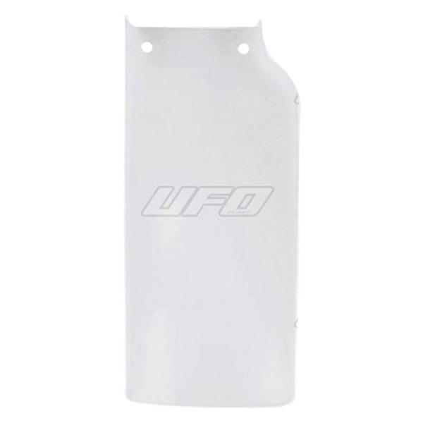UFO Plast® - Rear White Plastic Shock Mud Plate