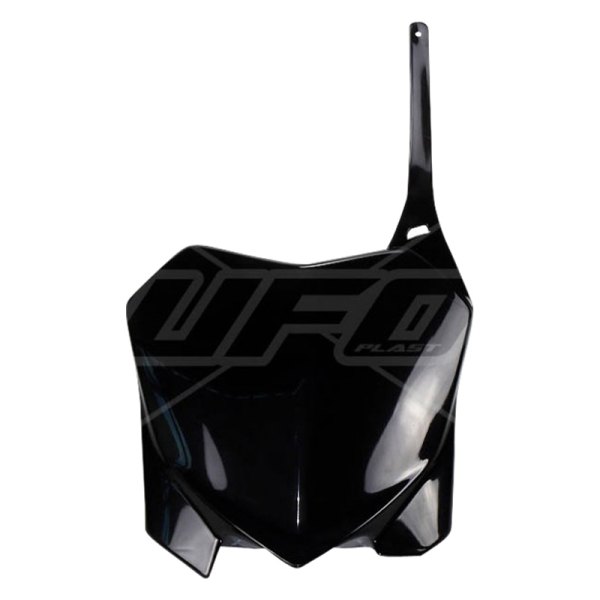 UFO Plast® - Front Black Plastic Number Plate