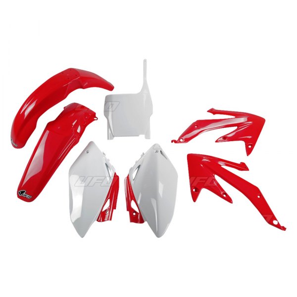 UFO Plast® - White/Red (OEM) Plastic Complete Kit