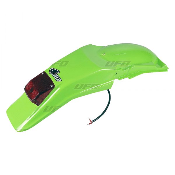 UFO Plast® - Rear Green Plastic Fender with Light