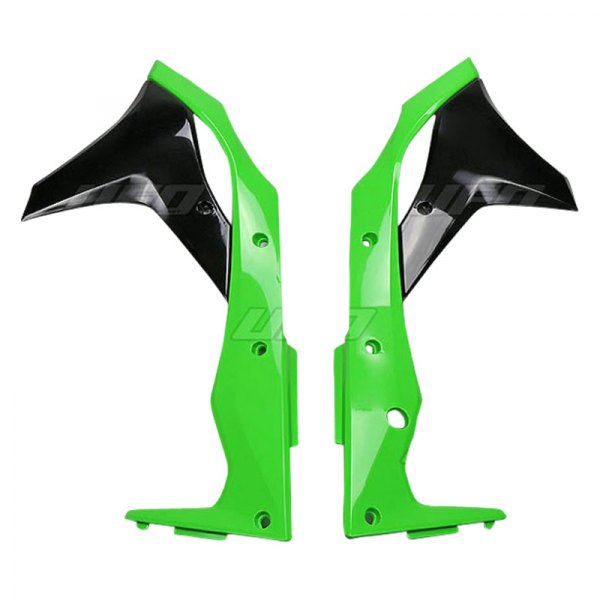 UFO Plast® - Black/Green Plastic Radiator Covers
