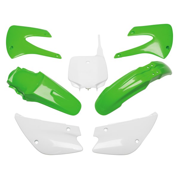UFO Plast® - Restyle White/Green Plastic Complete Kit