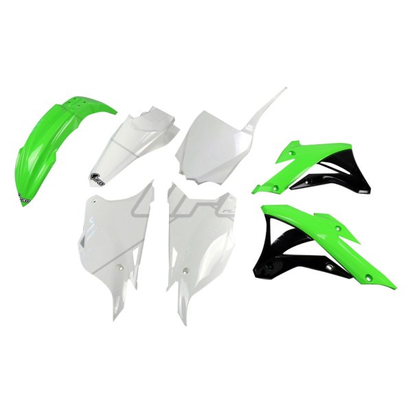 UFO Plast® - Green/White/Black (OEM) Plastic Complete Kit