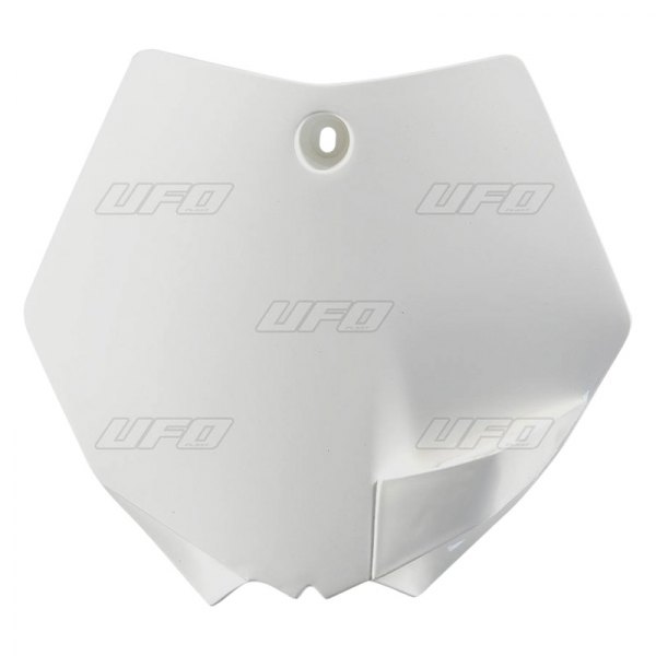 UFO Plast® - Front White Plastic Number Plate