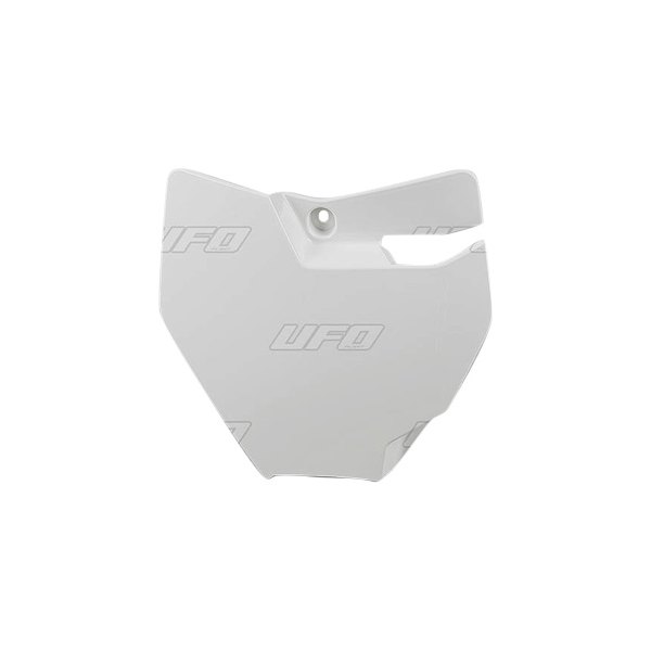 UFO Plast® - Front White Plastic Number Plate