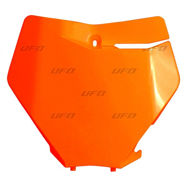 UFO Plast® - Front Flo-Orange Plastic Number Plate