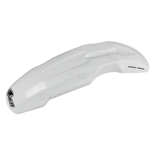 UFO Plast® - Supermoto™ Spade Front White Plastic Fender