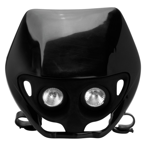 UFO Plast® - Twins Halogen Black Headlight