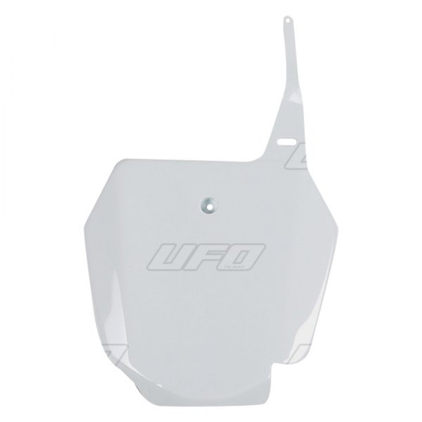 UFO Plast® - Front White Plastic Number Plate