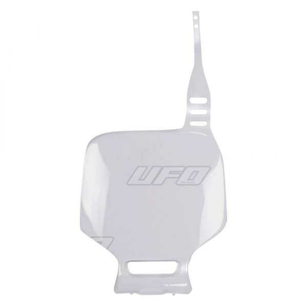 UFO Plast® - Front White Plastic Number Plate