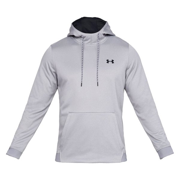 Under Armour® - Men's Armour Fleece™ Large Halo Gray Pullover Hoodie