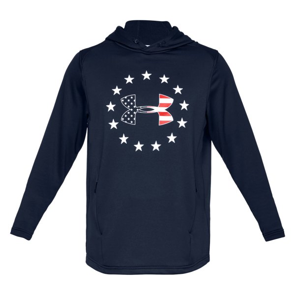 Under Armour® - Men's Freedom Tech™ Terry Large Academy Pullover Hoodie