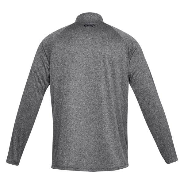 Under Armour 1328495 090 LG Men s Tech 2.0 Large Carbon Heather Black 1 2 Zip Long Sleeve T Shirt MOTORCYCLEiD