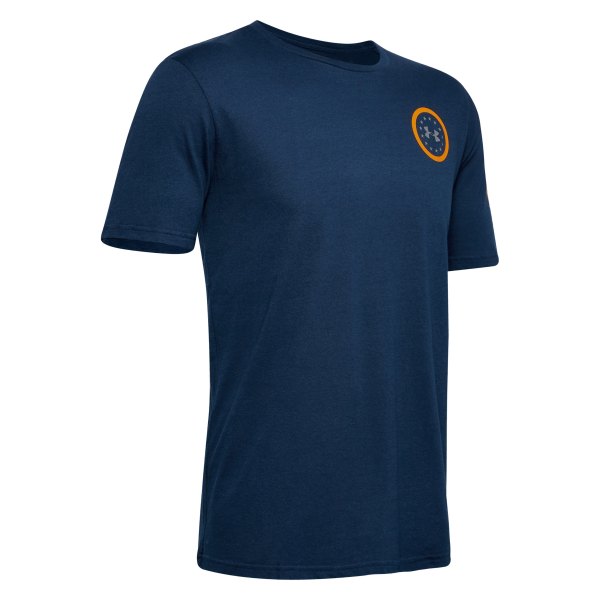 Under Armour® - Freedom T-Shirt (Medium, Academy/Steel)