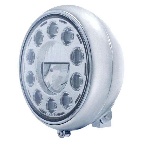 United Pacific® - 7" Round Chrome LED Headlight