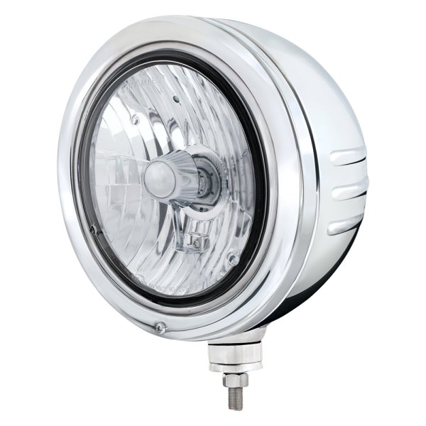 United Pacific® - 7" Style Chrome Crystal Headlight