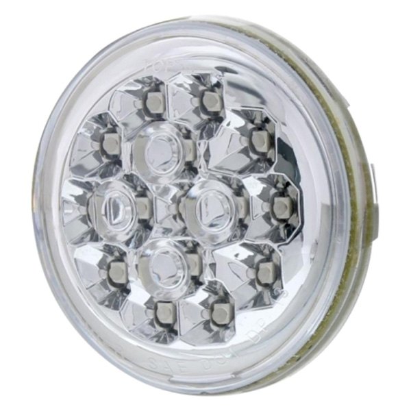 United Pacific® - 2 3/8" Round LED Turn Signal Light with Clear Lenses