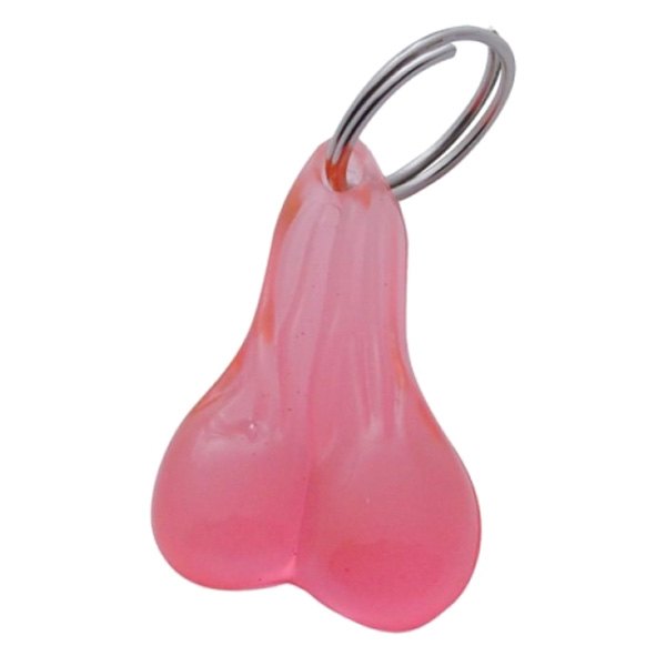 United Pacific® - Small Ball Novelty Pink Key Chain