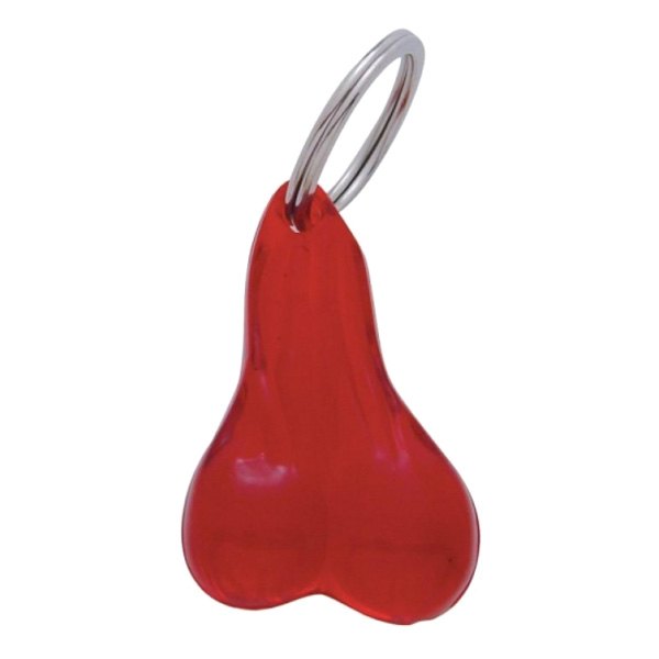 United Pacific® - Small Ball Novelty Red Key Chain