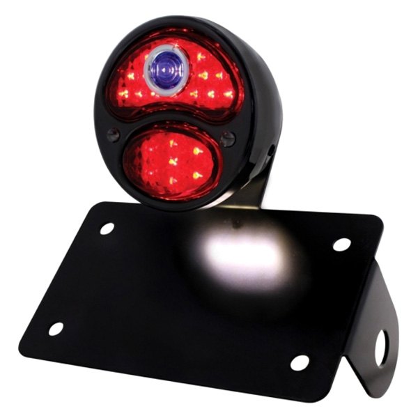 United Pacific® - "DUO Lamp" LED Horizontal 1928 Ford Style Tail Light with Blue Dot