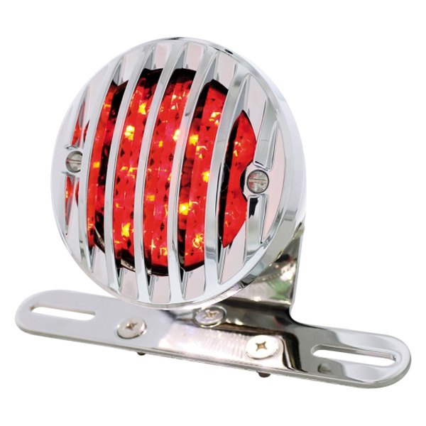 United Pacific® - LED Rear Tail Light with Chrome Grille Bezel