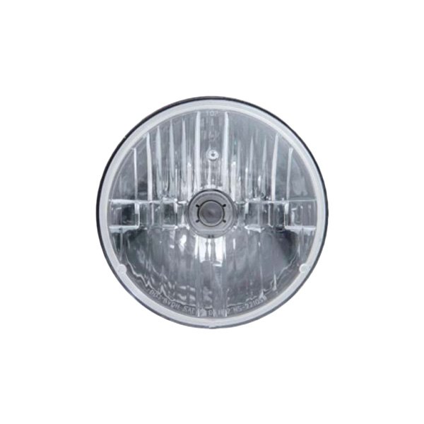 United Pacific® - 7" Round Chrome Crystal Headlight
