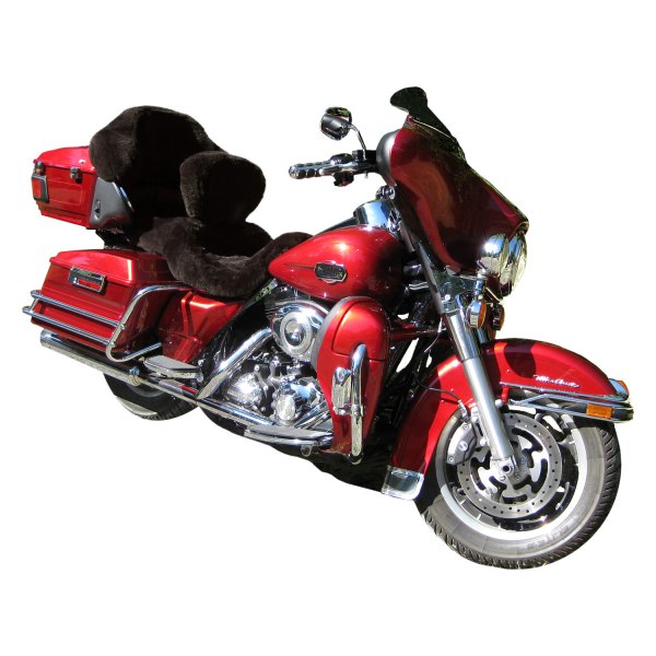 US Sheepskin® - Step Brown Seat Cover