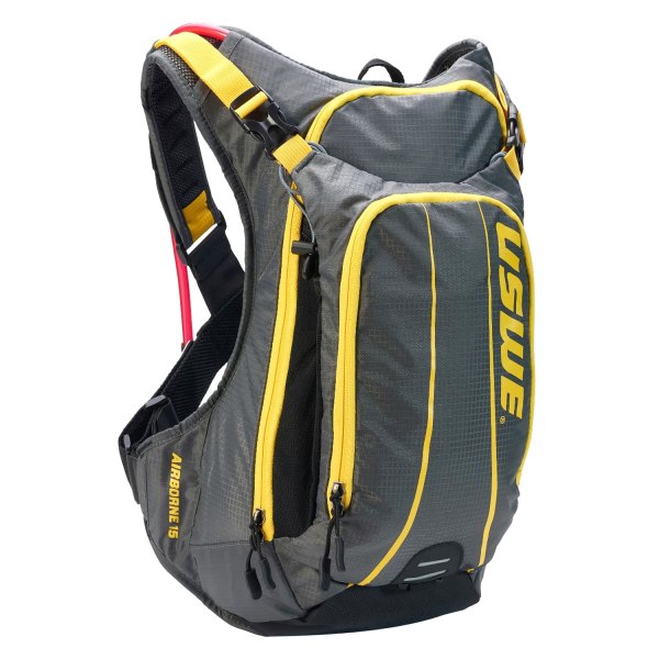 USWE® - Airborne 15 Hydration Pack (Black/Yellow)