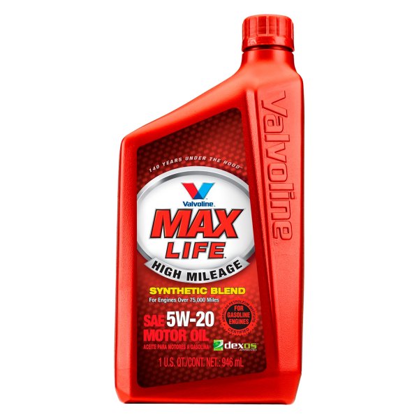 Valvoline® - Max Life SAE 5W-20 Semi-Synthetic Motor Oil, 1 Quart