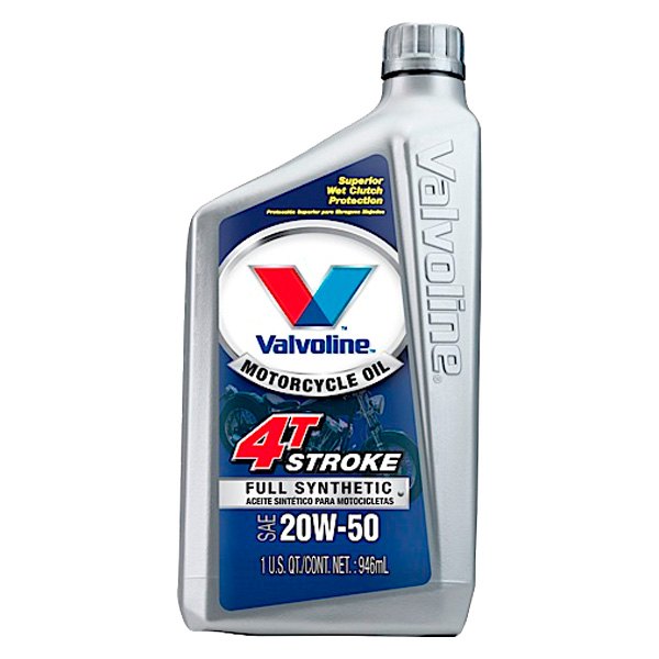 Valvoline® - SAE 20W-50 Synthetic 4-Stroke Motorcycle Oil, 1 Quart