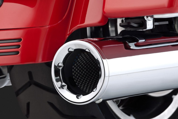 Vance & Hines® 16455 - Hi-Output 2-2 Chrome Slip-On Exhaust System