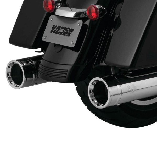  Vance & Hines® - 2-2 Chrome Oversized 450 Destroyer Slip-On Exhaust System On Vehicle