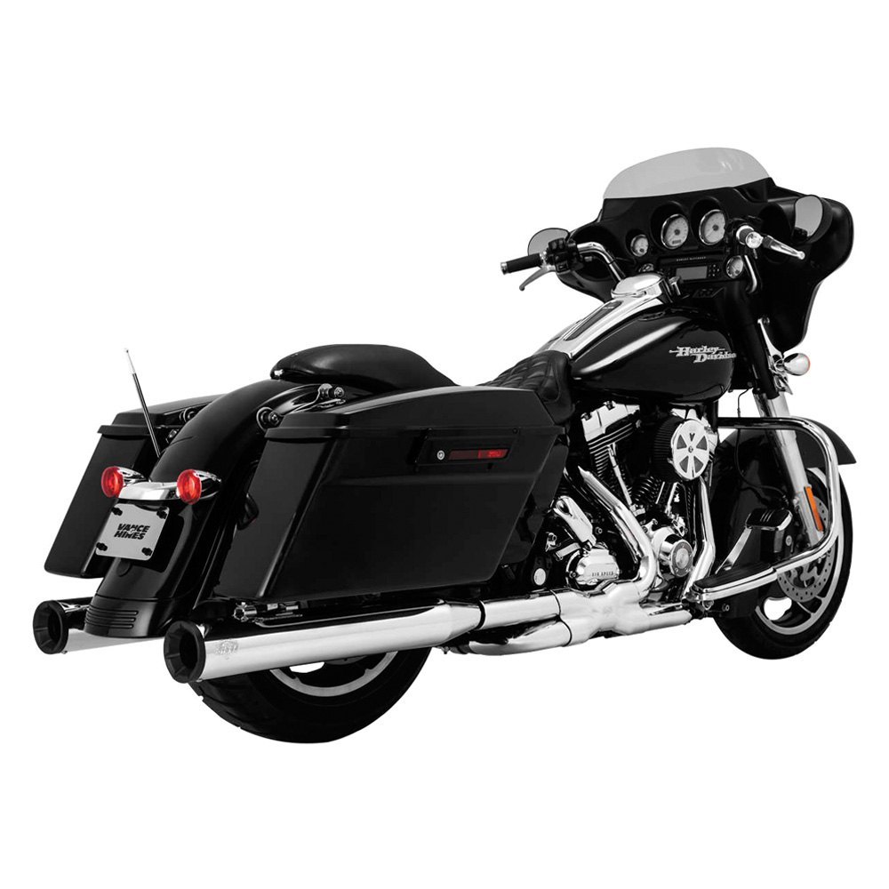 VANCE HINES マスラー　バイク Vance & Hines Supersport 2 Into 1 Exhaust - Brushed - M8 Softail