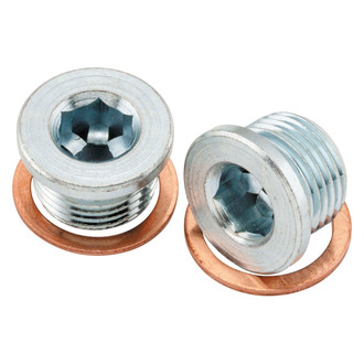 Vance & Hines® - Chrome O2 Sensor Port Plug Kit
