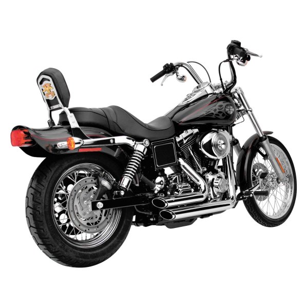  Vance & Hines® - Shortshots 2-2 Chrome Staggered Exhaust System On Vehicle