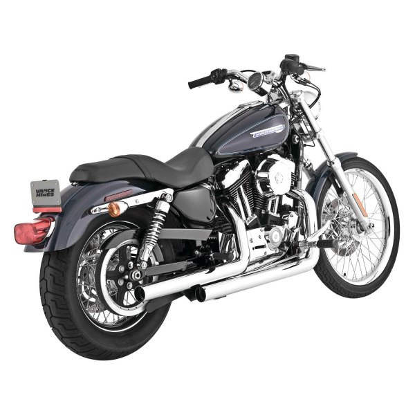  Vance & Hines® - 2-2 Chrome Straightshots Exhaust System On Vehicle