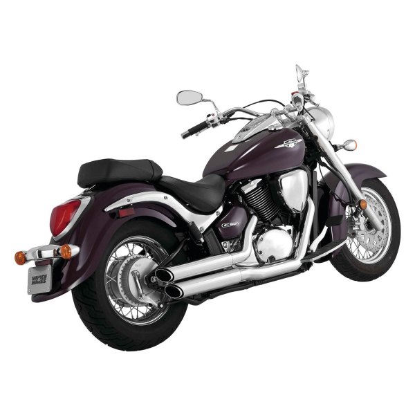 Vance Hines Suzuki C50 Boulevard 2005 Twin Slash Staggered Exhaust System Motorcycleid Com