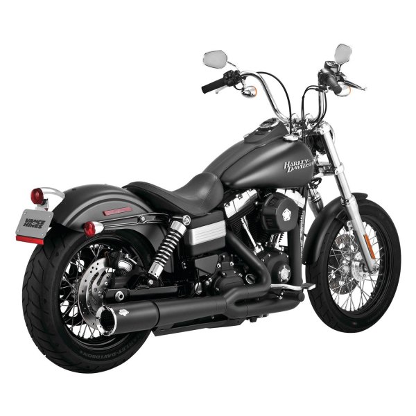  Vance & Hines® - 2-1 Black Pro Pipe Exhaust System On Vehicle