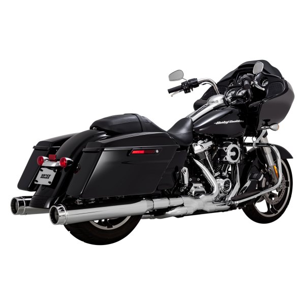  Vance & Hines® - Chrome Torquer 450 Slip-On Exhaust System On Vehicle