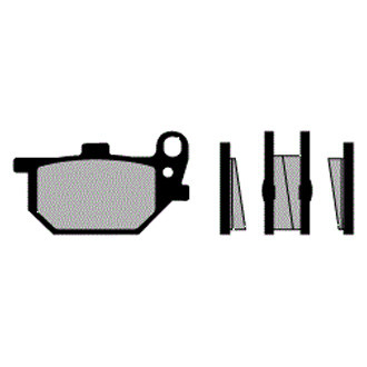 Vesrah® - Rear Organic Semi-Metallic Brake Pads