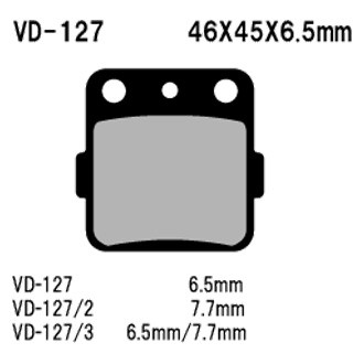 Vesrah® - Organic Semi-Metallic Brake Pads