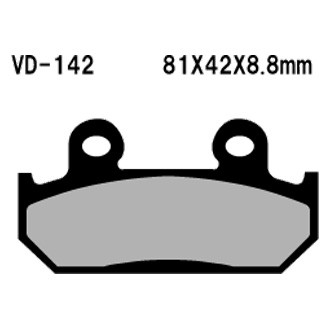 Vesrah® - Front Organic Semi-Metallic Brake Pads