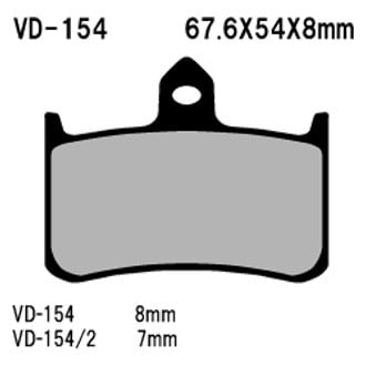 Vesrah® - Front Organic Semi-Metallic Brake Pads
