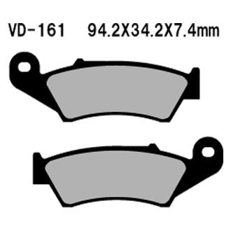 Vesrah® - Organic Semi-Metallic Brake Pads