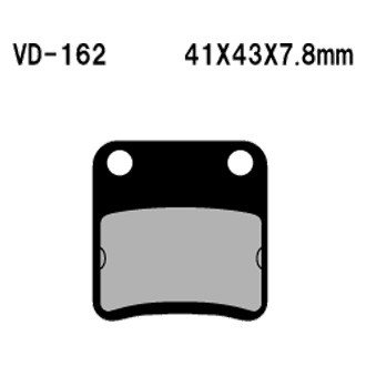 Vesrah® - Front Organic Semi-Metallic Brake Pads