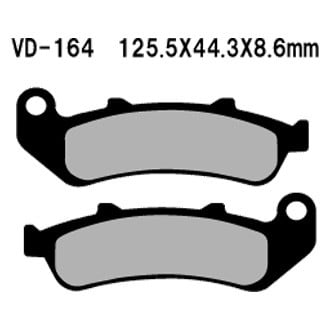 Vesrah® - Rear Organic Semi-Metallic Brake Pads