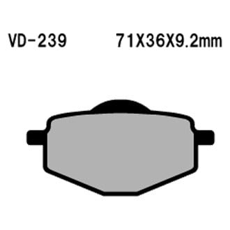 Vesrah® - Organic Semi-Metallic Brake Pads