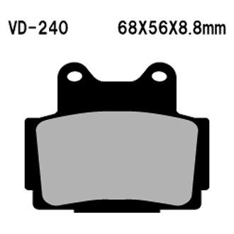 Vesrah® - Organic Semi-Metallic Brake Pads