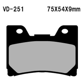 Vesrah® - Front Organic Semi-Metallic Brake Pads
