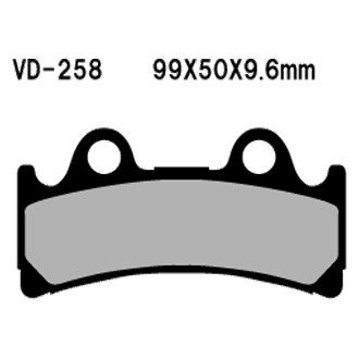 Vesrah® - Front Organic Semi-Metallic Brake Pads